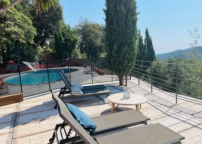 Villam With Heated Pool, Panoramic View, Sea Hébergement de vacances