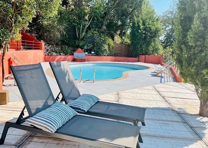 Hébergement de vacances Villam With Heated Pool, Panoramic View, Sea