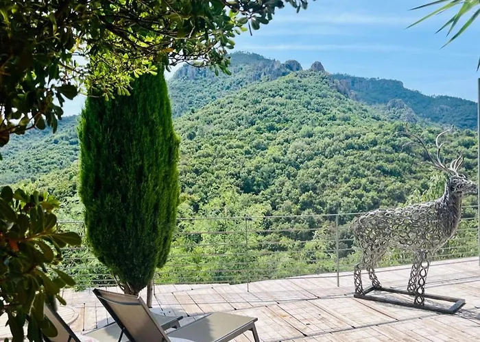 Hébergement de vacances Villam With Heated Pool, Panoramic View, Sea