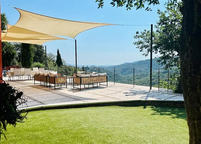Hébergement de vacances Villam With Heated Pool, Panoramic View, Sea Mandelieu