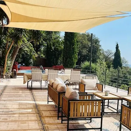 Villam With Heated Pool, Panoramic View, Sea * Mandelieu